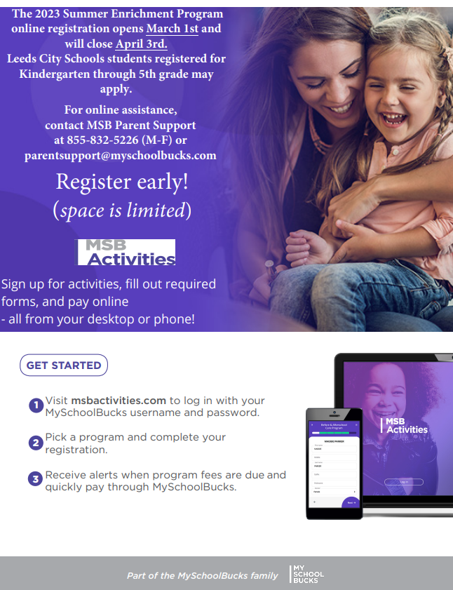 2023 Summer Enrichment Program Information